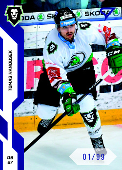 Tomas Hanousek Mlada Boleslav Tipsport ELH 2022/23 SportZoo 2. serie Blue /99 #278