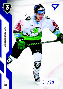 Martin Beranek Mlada Boleslav Tipsport ELH 2022/23 SportZoo 2. serie Blue /99 #279