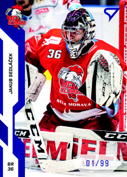 Jakub Sedlacek Olomouc Tipsport ELH 2022/23 SportZoo 2. serie Blue /99 #321