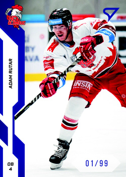 Adam Rutar Olomouc Tipsport ELH 2022/23 SportZoo 2. serie Blue /99 #324