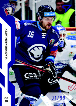 Vladimir Kremlacek Plzen Tipsport ELH 2022/23 SportZoo 2. serie Blue /99 #314