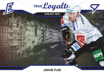 Jakub Flek Karlovy Vary Tipsport ELH 2021/22 SportZoo 2. serie True Loyalty /35 #TL-26