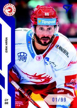 Erik Hrna Trinec Tipsport ELH 2022/23 SportZoo 2. serie Blue /99 #256