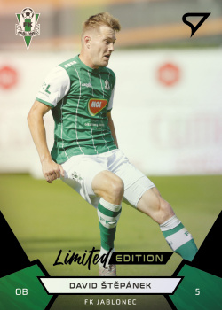 David Stepanek Jablonec SportZoo FORTUNA:LIGA 2021/22 2. serie Black /19 #273