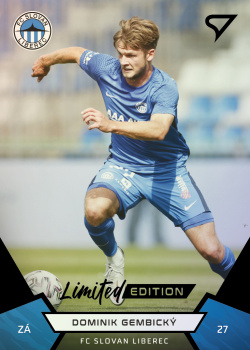 Dominik Gembicky Slovan Liberec SportZoo FORTUNA:LIGA 2021/22 2. serie Black /19 #255