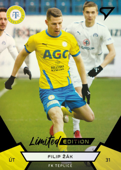 Filip Zak Teplice SportZoo FORTUNA:LIGA 2021/22 2. serie Black /19 #306