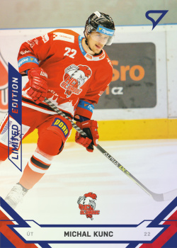 Michal Kunc Olomouc Tipsport ELH 2021/22 SportZoo 2. serie Blue /99 #325