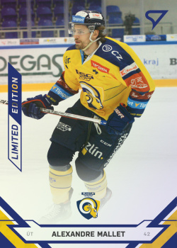 Alexandre Mallet Zlin Tipsport ELH 2021/22 SportZoo 2. serie Blue /99 #360