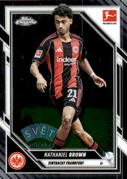 Nathaniel Brown Eintracht Frankfurt Topps Chrome Bundesliga 2025/26 #23