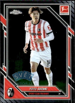 Yuito Suzuki SC Freiburg Topps Chrome Bundesliga 2025/26 #32