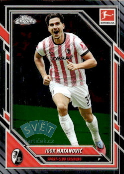 Igor Matanovic SC Freiburg Topps Chrome Bundesliga 2025/26 #33