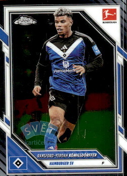 Ransford-Yeboah Konigsdorffer Hamburger SV Topps Chrome Bundesliga 2025/26 #39