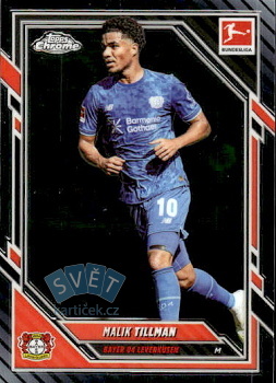 Malik Tillman Bayer 04 Leverkusen Topps Chrome Bundesliga 2025/26 #65