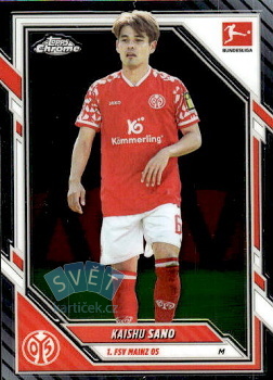 Kaishu Sano 1. FSV Mainz 05 Topps Chrome Bundesliga 2025/26 #69