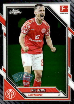 Paul Nebel 1. FSV Mainz 05 Topps Chrome Bundesliga 2025/26 #73