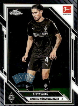 Kevin Diks Borussia Monchengladbach Topps Chrome Bundesliga 2025/26 #74