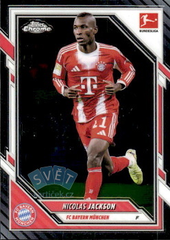 Nicolas Jackson Bayern Munchen Topps Chrome Bundesliga 2025/26 #79