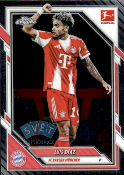 Luis Diaz Bayern Munchen Topps Chrome Bundesliga 2025/26 #83