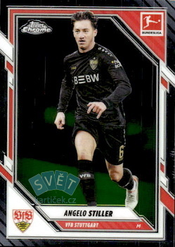 Angelo Stiller VfB Stuttgart Topps Chrome Bundesliga 2025/26 #92