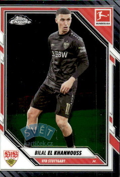 Bilal El Khannouss VfB Stuttgart Topps Chrome Bundesliga 2025/26 #95
