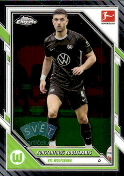 Konstantinos Koulierakis VfL Wolfsburg Topps Chrome Bundesliga 2025/26 #96