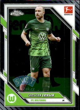 Christian Eriksen VfL Wolfsburg Topps Chrome Bundesliga 2025/26 #100