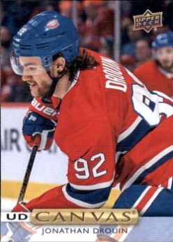 Jonathan Drouin Montreal Canadiens Upper Deck 2019/20 Series 1 UD Canvas #C21