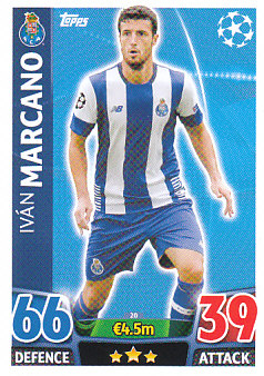 Ivan Marcano Porto 2015/16 Topps Match Attax CL #20