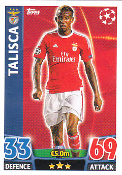 Talisca SL Benfica 2015/16 Topps Match Attax CL #195