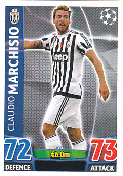 Claudio Marchisio Juventus FC 2015/16 Topps Match Attax CL #459