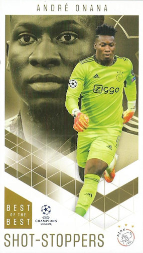 Andre Onana AFC Ajax Topps Best of The Best Champions League 2020/21 Shot-Stoppers #1