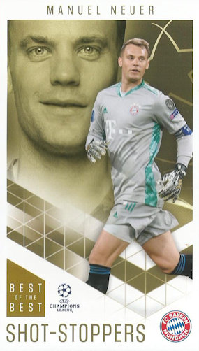 Manuel Neuer Bayern Munchen Topps Best of The Best Champions League 2020/21 Shot-Stoppers #5