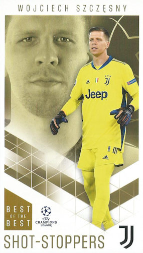 Wojciech Szczesny Juventus FC Topps Best of The Best Champions League 2020/21 Shot-Stoppers #7