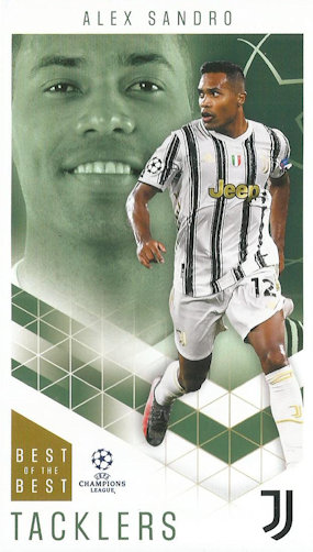 Alex Sandro Juventus FC Topps Best of The Best Champions League 2020/21 Tacklers #14