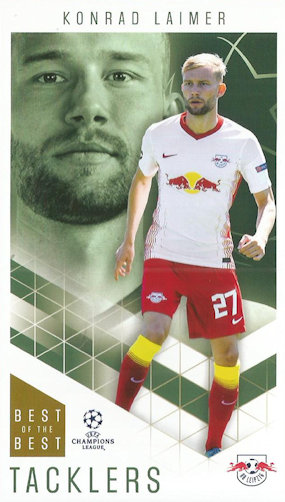 Konrad Laimer RB Leipzig Topps Best of The Best Champions League 2020/21 Tacklers #19