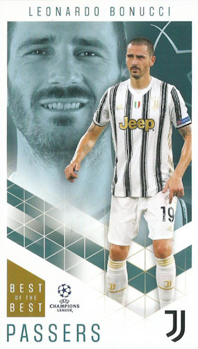 Leonardo Bonucci Juventus FC Topps Best of The Best Champions League 2020/21 Passers #25