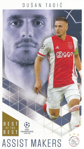 Dusan Tadic AFC Ajax Topps Best of The Best Champions League 2020/21 Assist Makers #31