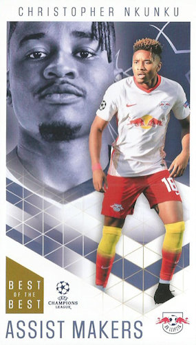 Christopher Nkunku RB Leipzig Topps Best of The Best Champions League 2020/21 Assist Makers #40
