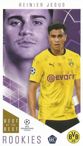 Reiner Jesus Borussia Dortmund Topps Best of The Best Champions League 2020/21 Rookies #42