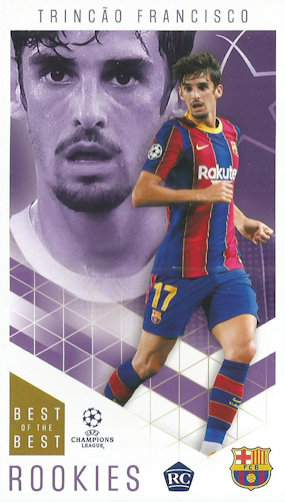 Francisco Trincao FC Barcelona Topps Best of The Best Champions League 2020/21 Rookies #45
