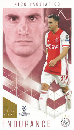 Nico Tagliafico AFC Ajax Topps Best of The Best Champions League 2020/21 Endurance #51