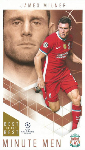 James Milner Liverpool Topps Best of The Best Champions League 2020/21 Minute Men #66