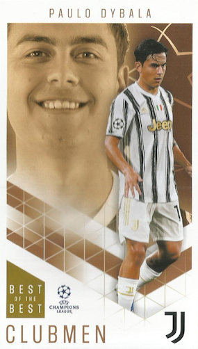 Paulo Dybala Juventus FC Topps Best of The Best Champions League 2020/21 Clubmen #75