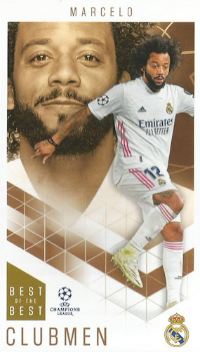 Marcelo Real Madrid Topps Best of The Best Champions League 2020/21 Clubmen #79