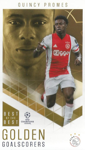 Quincy Promes AFC Ajax Topps Best of The Best Champions League 2020/21 Golden Goalscorers #81