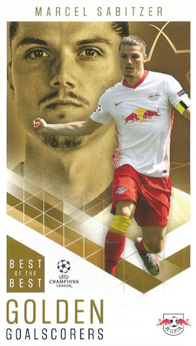 Marcel Sabitzer RB Leipzig Topps Best of The Best Champions League 2020/21 Golden Goalscorers #98