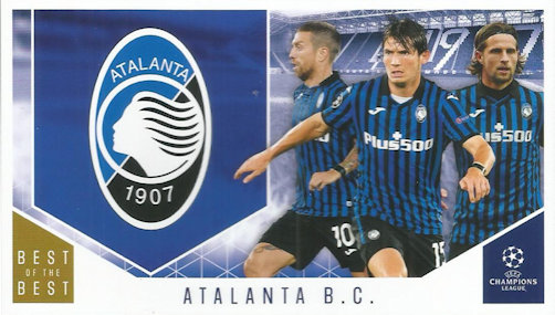 Atalanta BC Topps Best of The Best Champions League 2020/21 Club Cards #102