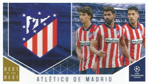Atletico Madrid Topps Best of The Best Champions League 2020/21 Club Cards #103