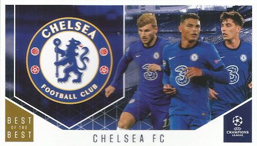 Chelsea Topps Best of The Best Champions League 2020/21 Club Cards #105