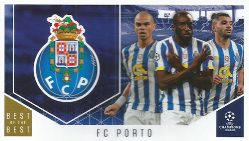 FC Porto Topps Best of The Best Champions League 2020/21 Club Cards #109